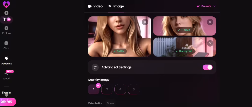 GoLove AI produces visually consistent images and videos