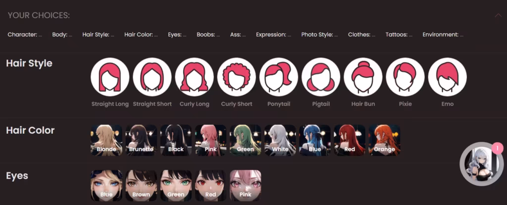 eHentai.ai deep character personalization